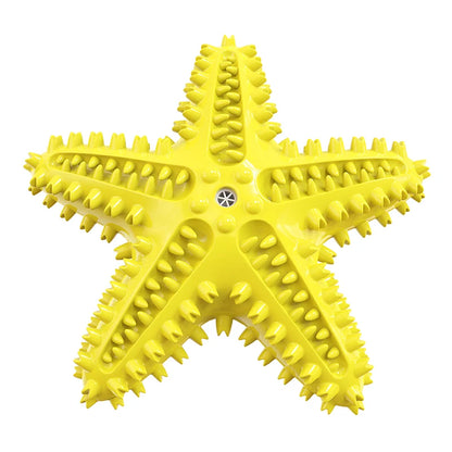 Dog Toys For Large Dogs Tooth Cleaning Chew Funny Interactive Training Starfish Toy Accessories Squeaky Toys TPR Toys Beagle