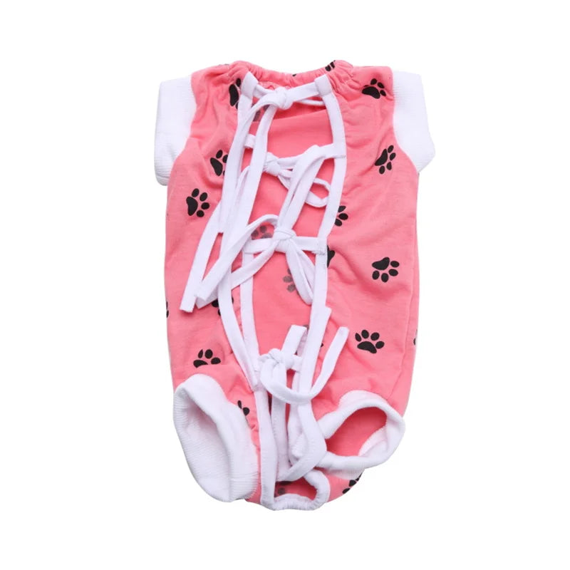 Pet Cat Recovery Surgical Costume Pet Dog Sterilization Clothes Pet Physiological Pants Anti-licking Vest for Abdomen Protect