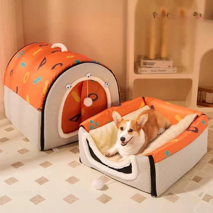 For Household Winter Dog Houses for Pet Shops Large Space Warmth Thicken Pet Cage Creative Comfortable Design House for Dogs