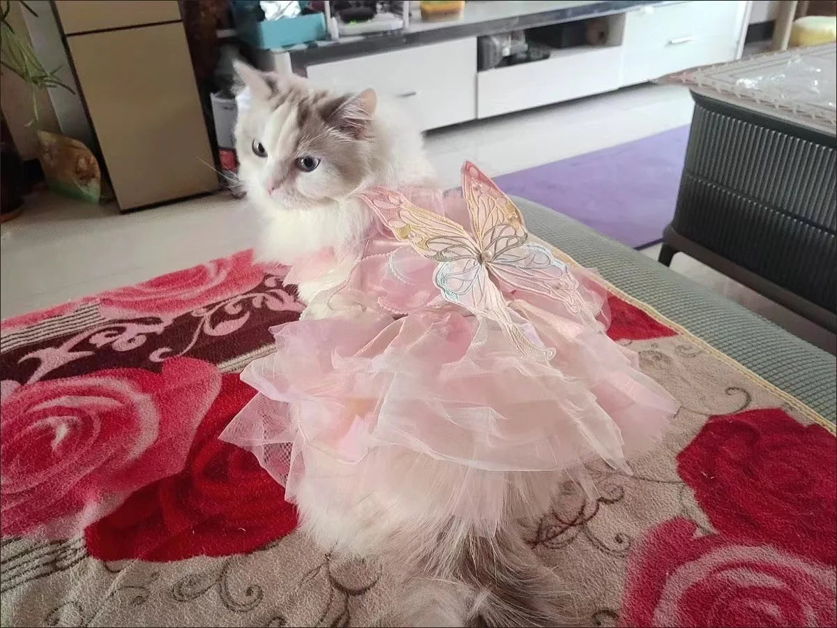 Pet Clothes Dog Wedding Dress Prom Party Princess Dresses for Small Dogs Luxury Dog Clothes Puppy Costume Colorful Pet Supplies