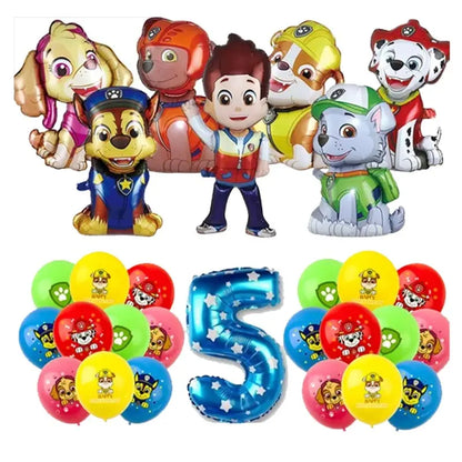 Paw Patrol Birthday Decoration Skye Birthday Decorations Set Balloons Backdrop Plates Cups Paw Patrol Birthday Party Favors Gift