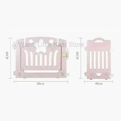 the DOGGY PLAYPEN - Fence Safety Modern Houses, Dog Plastic Home, Pet Cat/Dog Kennel, Small Dogs Indoor Isolation with Toilet Dog Cage, Pet Supplies