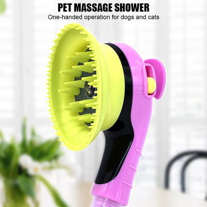 Dog Supply Head Wash Shower Pet Accessories Cats Brush Washing Bath Massage Combing Comb Shower Sprinkler Pet Dogs Animal Shower