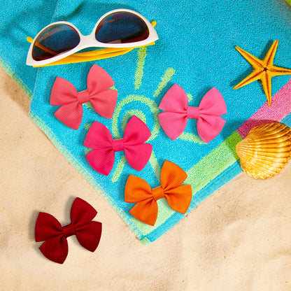 2PCS Solid Dog Bows Dog Hair Clips Pet Bowknot Doggly Hair Grooming Products For Puppy Kitten Dog Hair Barrette Pet Accessories