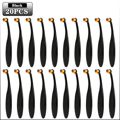 1-20PCS Pet Tear Stain Removal Brush Eye Cleaning Tool Tear Stain Powder Brush Eye Poo Brush for Dog Cat Grooming Makeup Use