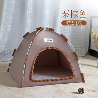 the DOG DOME - New Four Seasons Universal Pet Tent, Removable and Washable Cat and Dog Pet Nest, Summer Breathable Foldable Cat/Dog House