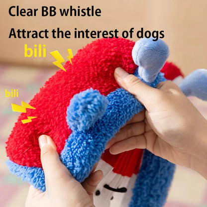 Pet Dog Alone-Time Puzzle Toy • 1PC Sound-Making Food-Hiding Toy • Bite-Resistant Interactive Boredom Relief Tool