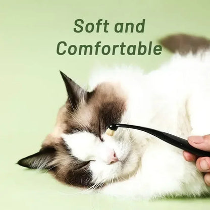 1-20PCS Pet Tear Stain Removal Brush Eye Cleaning Tool Tear Stain Powder Brush Eye Poo Brush for Dog Cat Grooming Makeup Use