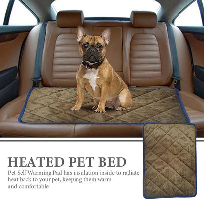 1pc Pet Self Pad 45X30Cm Insulated Heated Mat For Self Heating Pet Bed Cats Dogs Reusable Warm Bed Outdoor Indoor Comfortable