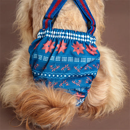 Washable Big Dog Diapers Female for Small Medium Dogs Reusable Pet Physiological Pants Labrador Shorts mascotas Period Panties