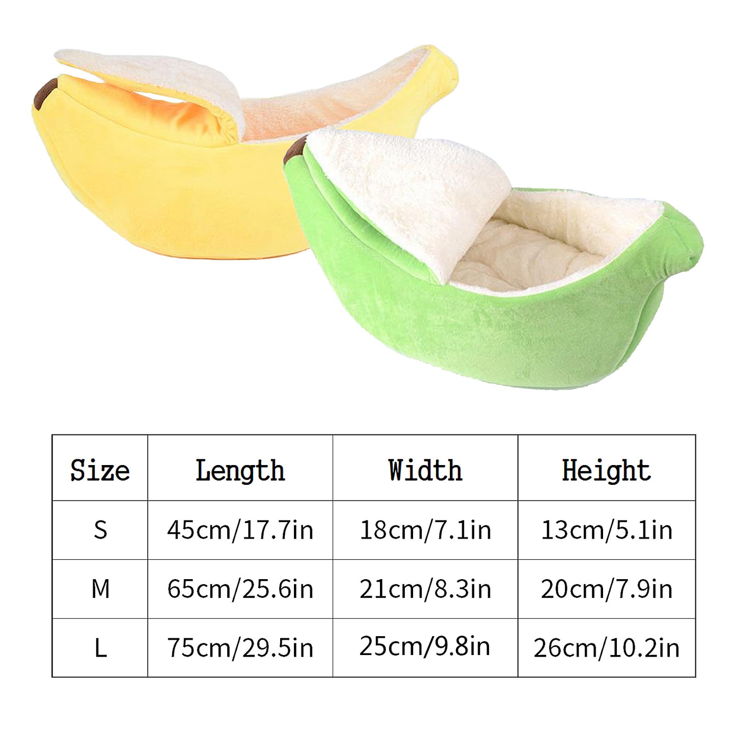 Creative Banana Cat Bed House Funny Cute Cozy Cat Mat Beds Warm Durable Portable Pet Basket Kennel Dog Cat Cushion