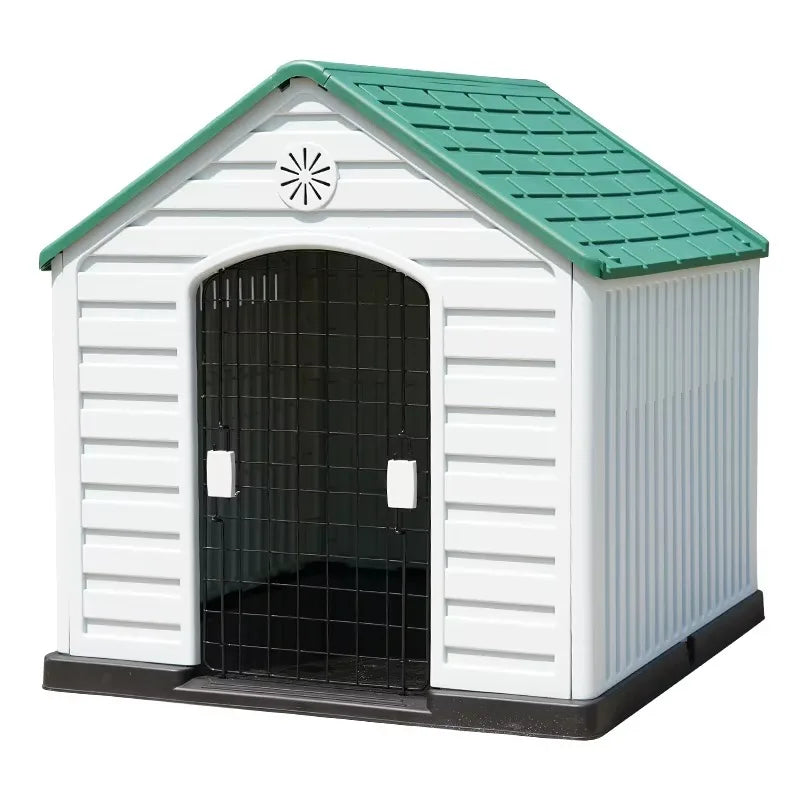 the SNOOPY DOGHOUSE - Luxury Big Plastic Doghouse, Outdoor Large Doghouse, Pet Dog Home