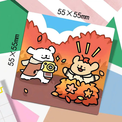 Cute Line Puppies Maltese &Golden Pattern Refrigerator Magnets Personalized Photo Refrigerator Magnets Photo