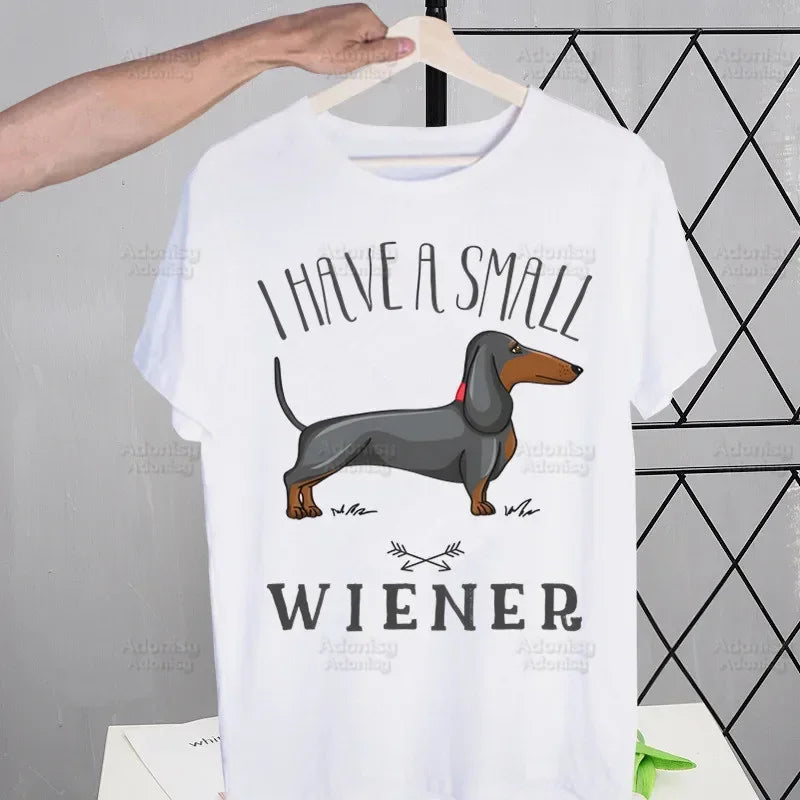 the DACHSHUND DOG CLUB - Anatomy Dachshund Dog - I Do What I Want T-Shirt, Men Retro Washed Tops Tees, Harajuku T-Shirt Streetwear Hip Hop Male T-Shirts