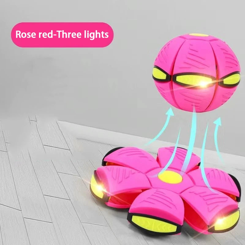 Flying Saucer Bouncing Ball Is A Durable Elastic Fun Dog Pet Toy Suitable for Outdoor Activities Exercise Parent Children Toy