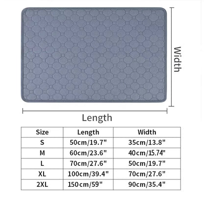 the ANTI-SLIP PET PAD - Dog Urine Pads, Washable Reusable Anti-Slip Pet Pee Pad, Puppy Training Pad, Pet Bed Urine Mat for Car Seat Cover, Pet Supplies