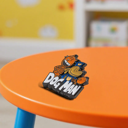 Dog Man Petey The Cat Dog Detective Police Enamel Brooch Fantasy Cartoon Animation Inspired Lapel Pin Fans Gift Badge Accessorie