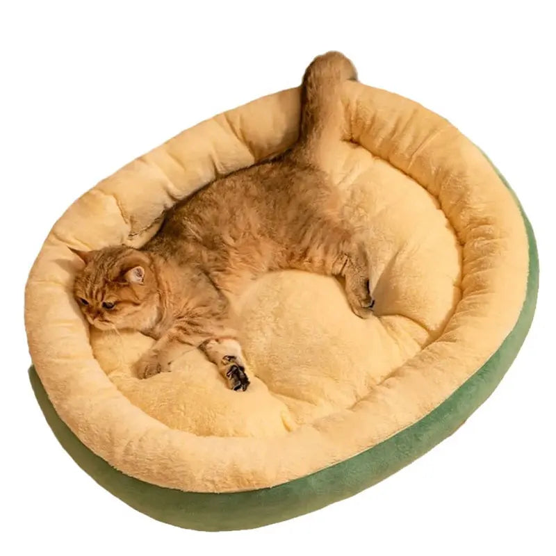 Winter Warm Small Dog Kennel Sleeping Puppy Cushion Cat Supplies  Accessories Washable Calming Sofa Cat Dog Pet Bed