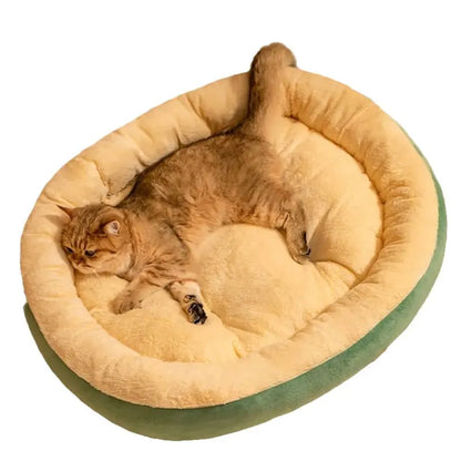 Winter Warm Small Dog Kennel Sleeping Puppy Cushion Cat Supplies  Accessories Washable Calming Sofa Cat Dog Pet Bed