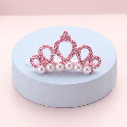 Small Dogs Faux Pearl Crown Shape Bows Hair Clips Bow Cute Head Decoration For Pets Hair Clips Grooming Cat Bow Pet Accessoires