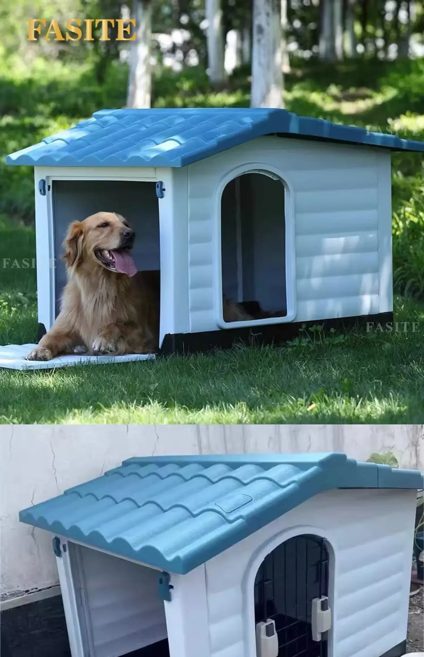 the BACKYARD DOG - Large Kennell Crate Doghouse, Accessories Playpens Outdoor Carrier, Doghouse Pet Supplies, Play Pen Mascotas Dog Furniture