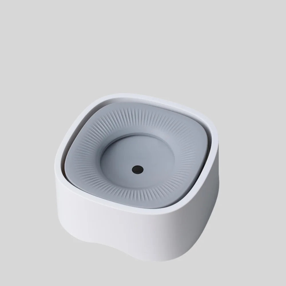 Anti-Splash Pet Water Bowl - No Mess Drinking Dish for Cats & Dogs with Floating Design Keeps Chin Dry Easy Clean
