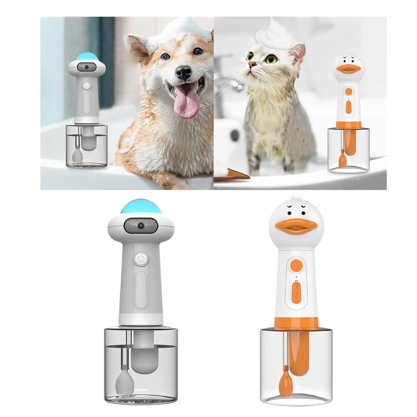 Fun Pets Foam Soap Dispenser Cleaning Foam Pet Cat Dog Grooming Shampoo Mixing Bottle Equipment Pet Bathing Household Supplies