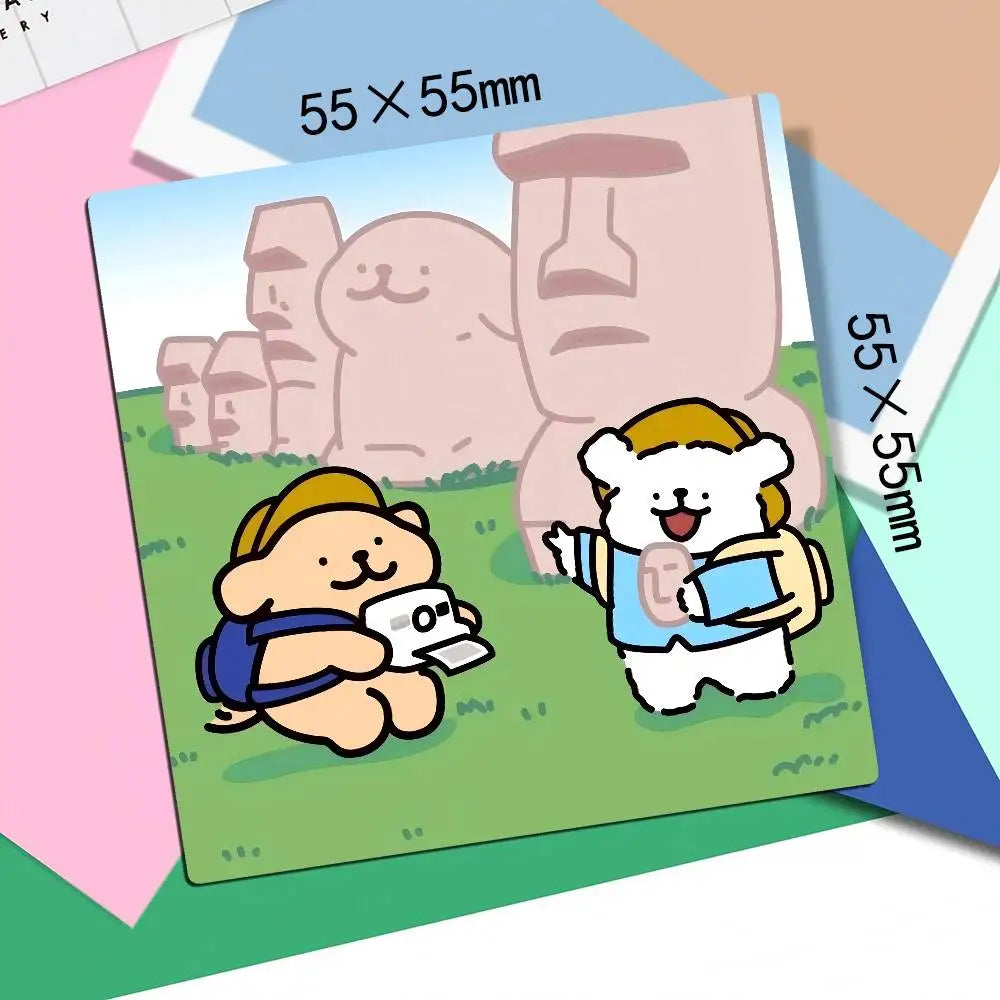 Cute Line Puppies Maltese &Golden Pattern Refrigerator Magnets Personalized Photo Refrigerator Magnets Photo