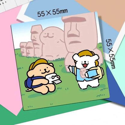 Cute Line Puppies Maltese &Golden Pattern Refrigerator Magnets Personalized Photo Refrigerator Magnets Photo