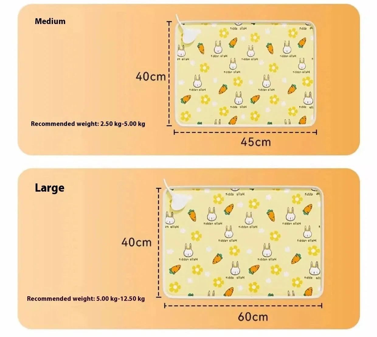 40x60cm Pet Electric Blanket Heating Pad Dog Waterproof Blanket Cats Dogs Electric Blanket Cat Small Heating Pads Pet Products