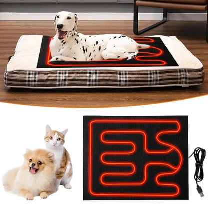 USB Folding Heated Seat Cushion Car Seat Heating Pet Cushion Dog /Cat Winter Electric Warming Mat