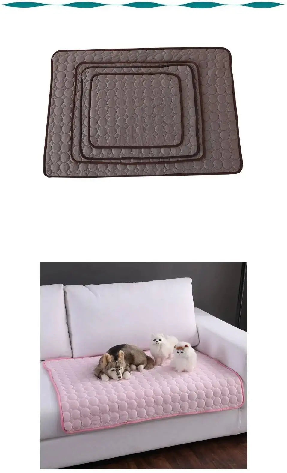 Dog Cooling Mat Summer Cold Bed Extra Large For Small Big Dogs Pet Accessories Cat Durable Sofa Ice Pad Blanket