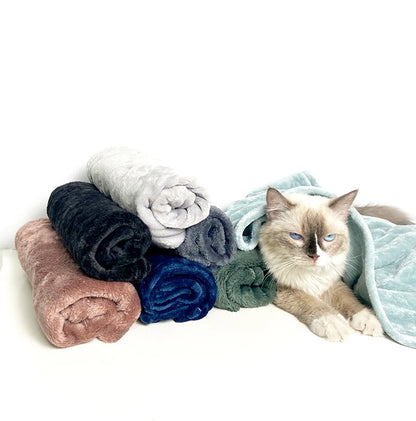 Soft Thickened Warm Dog Blanket, Washable Pet Sleeping Blanket, Cats Bed Mat Puppy Kitten Nest Pads Pet Accessories