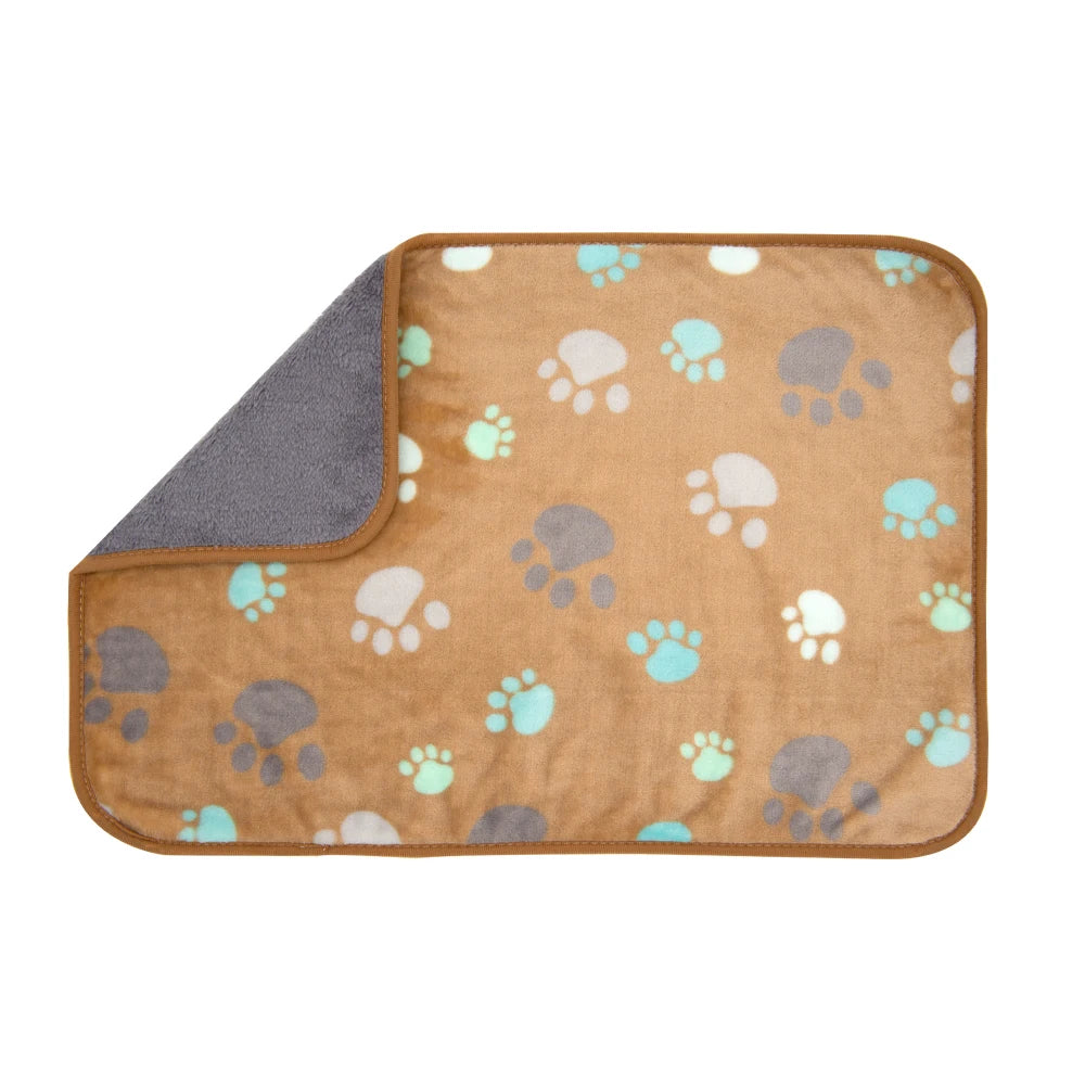 Soft Thickened Dog Blanket Waterproof Diaper Mat Dog Sleeping Mat Pet Blanket Sofa Mat Cat Blanket Warm Bed Sheet Pet Supplies
