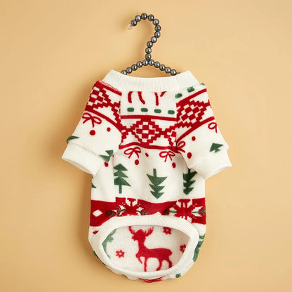 the COZY CHALET PET HOODIE - Winter Warm Puppy Dog Christmas Clothes, National Style Pet Sweater for Small Dogs, Chihuahua Pinscher Pullovers, Mascotas Hoodies