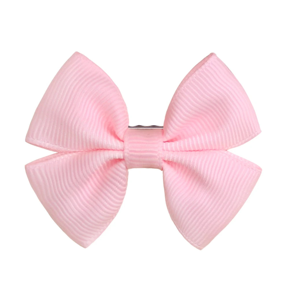 2PCS Solid Dog Bows Dog Hair Clips Pet Bowknot Doggly Hair Grooming Products For Puppy Kitten Dog Hair Barrette Pet Accessories