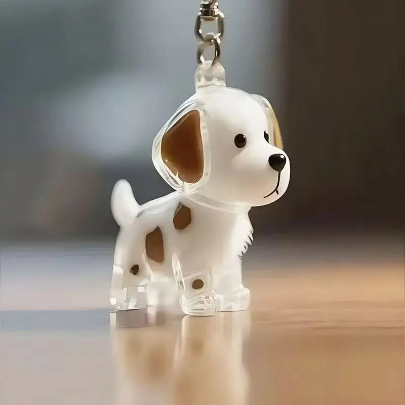 Dog Hair Storage Cute Pendant Keychain Bag Pendant Couple Car Key Chains Jewelry Souvenir Collection Gift Decoration Accessories