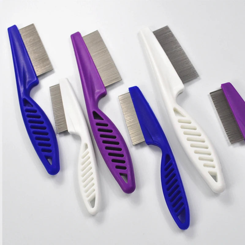 the FLEA REMOVER COMB - Gentle Nits Flea Eggs Remover Brush for Small Dog, Fine Toothed Pet Puppy Eye/Belly Comb, Untangling Cat Hairs Product