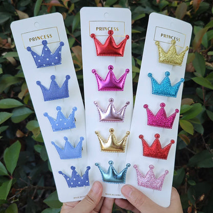 10 Pieces Dog Hair Clips Cute Candy Color Pet Hairpin 10 Different Styles Crown Barrettes For Small Dogs Puppy Hair Accessories