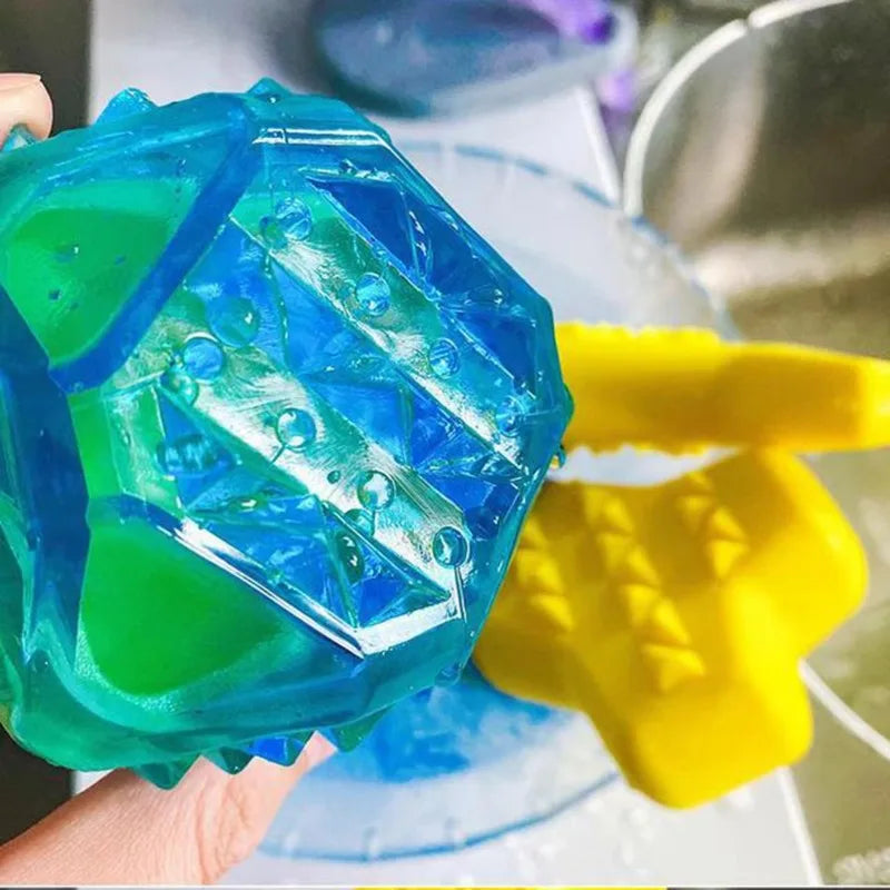 Cute Fruit Dog Chew Toys Teeth Grinding Plastic Cat Pet Funny Plush Toys for All Pets Durability Puppy Toothbrush Bite Resistant