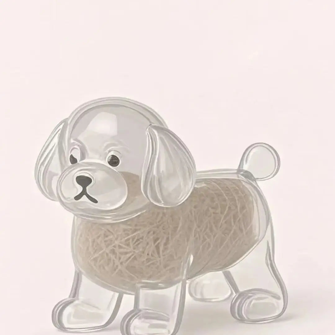 Dog Hair Storage Cute Pendant Keychain Bag Pendant Couple Car Key Chains Jewelry Souvenir Collection Gift Decoration Accessories