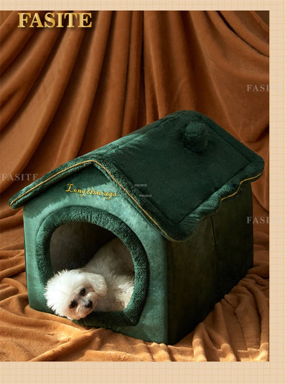 Dog Kennels Four Seasons Universal Small Dog Houses Removable and Washable Warm Dog House Cat Kennel Pet Supplies House for Dogs