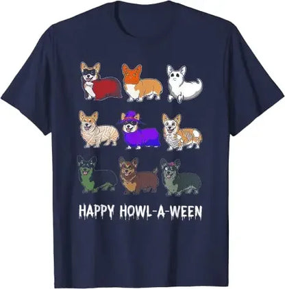 the HAPPY CORGI - Corgi in Pocket Funny Crazy Dog Lover Gift T-Shirt, Kawaii Ramen Cute Anime Dog-Corgi Japanese Noodles Dark Tees Halloween Costume