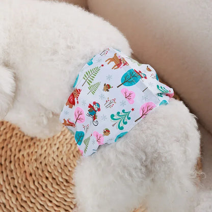 Washable Male Dog Physiological Pants Reusable Sanitary Underwear Belly Wrap Band Cotton Diaper For Large Small Medium Dog