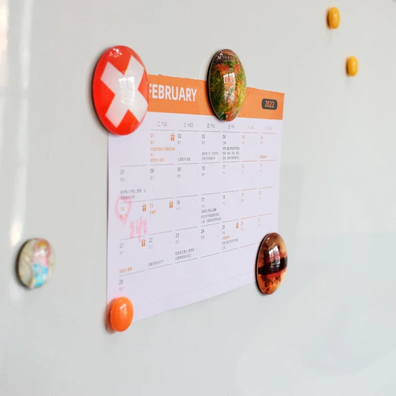 Yellow Brown Dachshund 30MM Fridge Magnet Handmade Weiner Dog Glass DomeRefrigerator Magnets Sticker Cute Animals Kitchen Decor