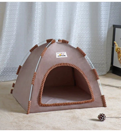 the DOG DOME - New Four Seasons Universal Pet Tent, Removable and Washable Cat and Dog Pet Nest, Summer Breathable Foldable Cat/Dog House