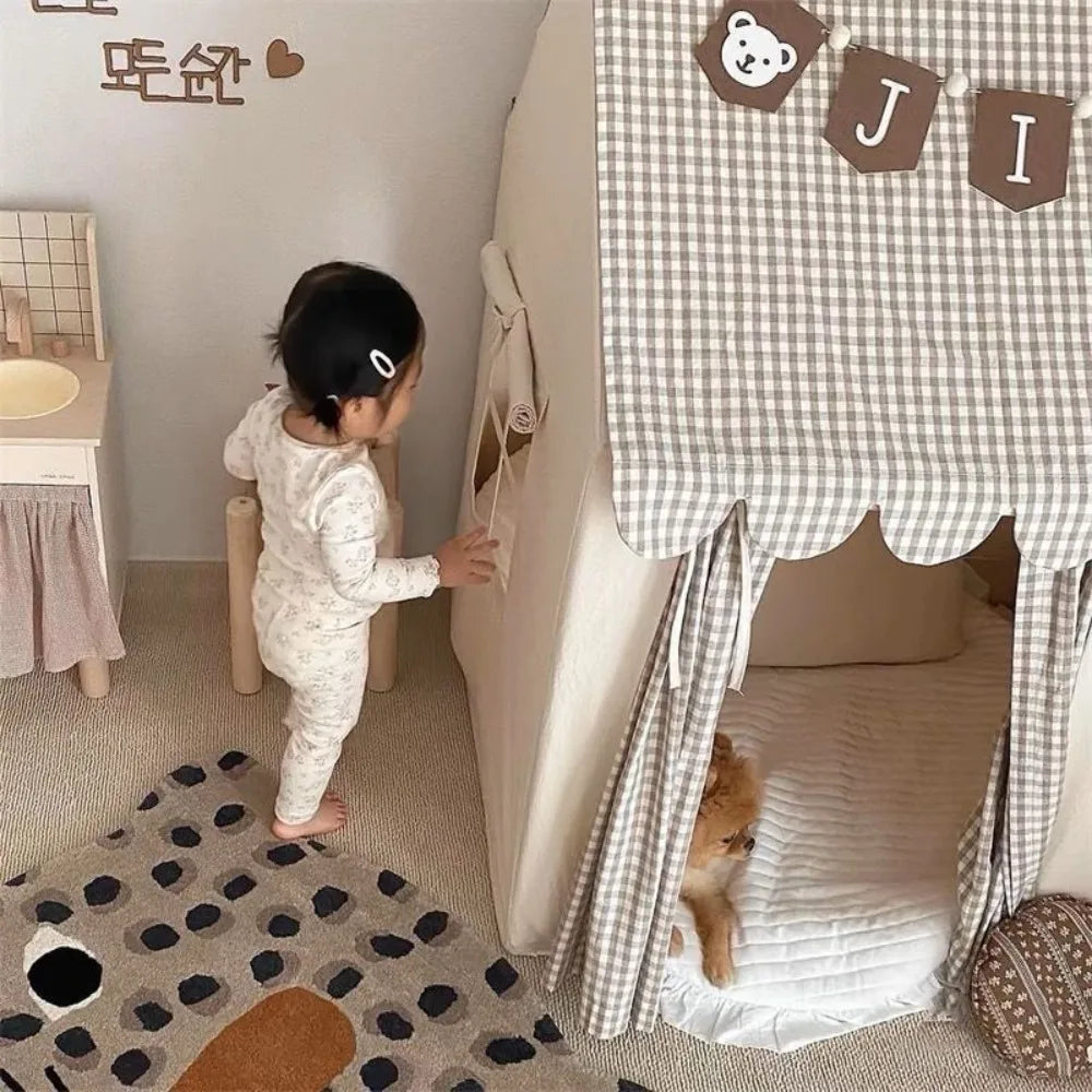 Pet Tent Bed Portable Indoor Thickened Cat Sleep House for Kitten Puppy Playpen Cage Kennels Breathable Pet Products Supplies