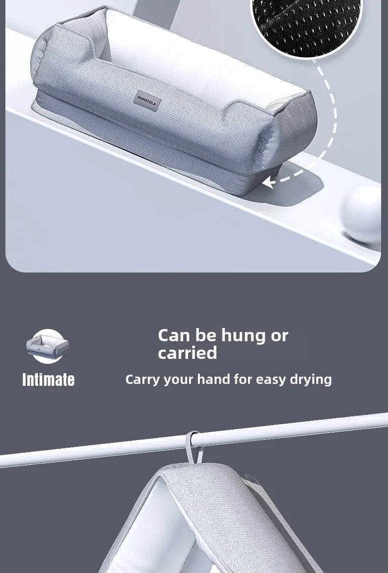 Natural Latex Pet Bed Winter Warm Dog Nest Removable Pet Sleeping Mat Anti-Mite and Antibacterial Cat Bed Soft Foam Pet Mattress