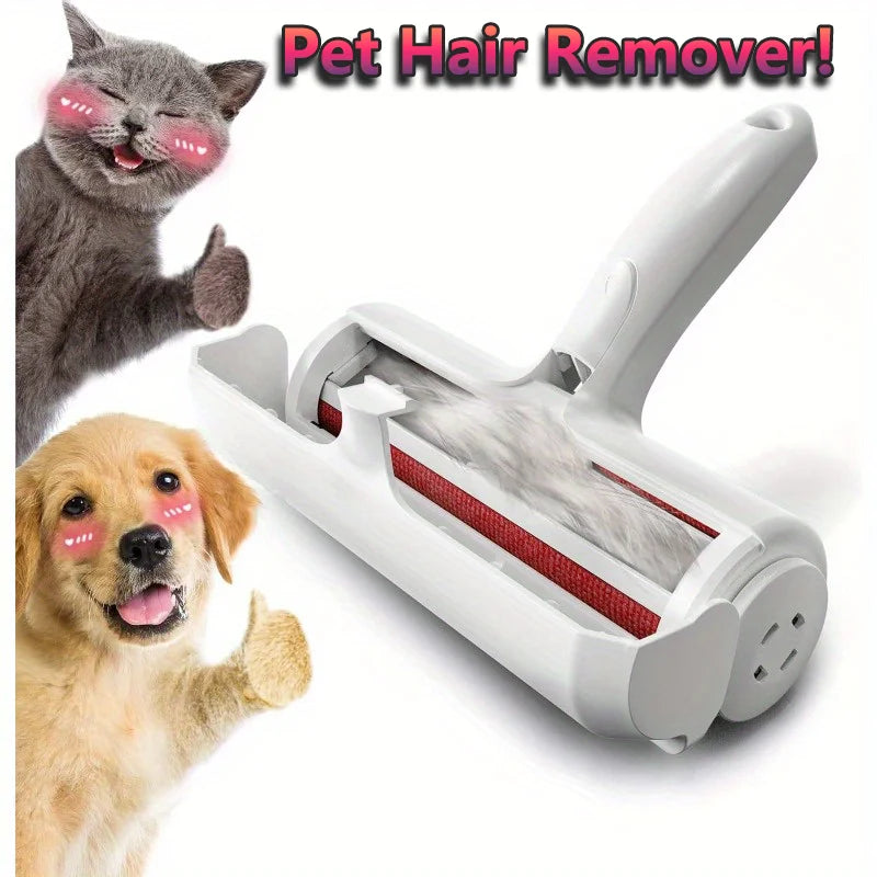 the HAIR REMOVER ROLLER - Pet Hair Remover - Lint Roller for Pet Hair - Cat and Dog Hair Remover for Couch, Furniture, Carpet, Car Seat, Reusable Roller