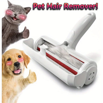 the HAIR REMOVER ROLLER - Pet Hair Remover - Lint Roller for Pet Hair - Cat and Dog Hair Remover for Couch, Furniture, Carpet, Car Seat, Reusable Roller